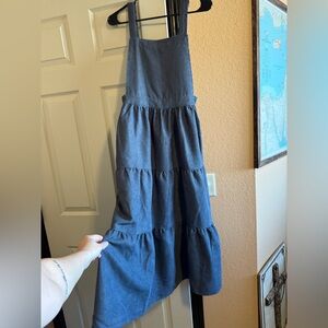 Mikarose blue overall dress